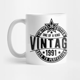 30th vintage style birth gift for son Mug